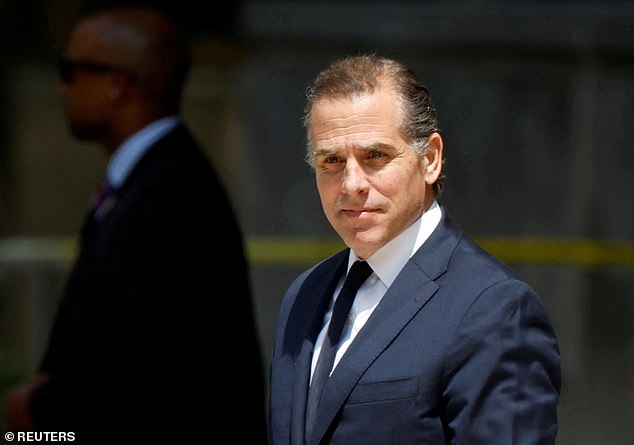 Hunter Biden, son of US President Joe Biden, is accused of willfully failing to pay income taxes in Wilmington, Delaware, US, July 26, 2023