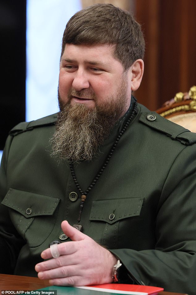 The Chechen leader was pictured grinning during a public appearance just days after Ukrainian intelligence reported he was in a coma