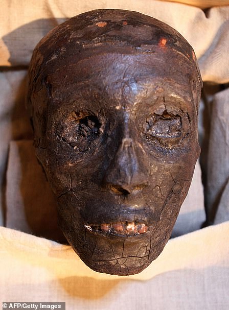 The face of Tutankhamun was an Egyptian pharaoh of the 18th dynasty who ruled between 1332 BC and 1323 BC.