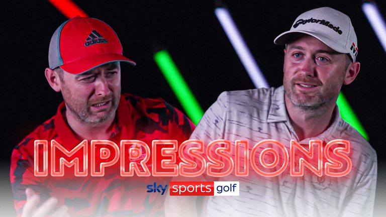 Conor Moore has perfected some golf world impressions, helping to preview the Ryder Cup with Tiger Woods, Ian Poulter and Sergio Garcia.