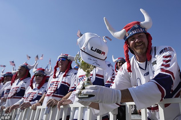 Every day, about 15,000 Americans are there to cheer on Zach Johnson's visitors