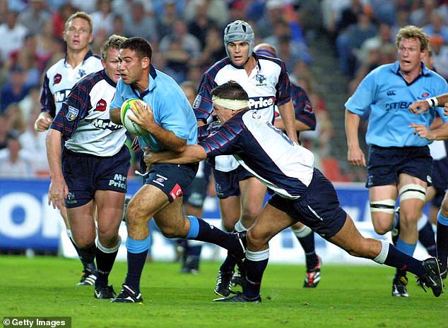 The South African Rugby Union (SARU) left Super Rugby in 2020, with teams like the Cats - pictured playing the Waratahs - moving to the Northern Hemisphere