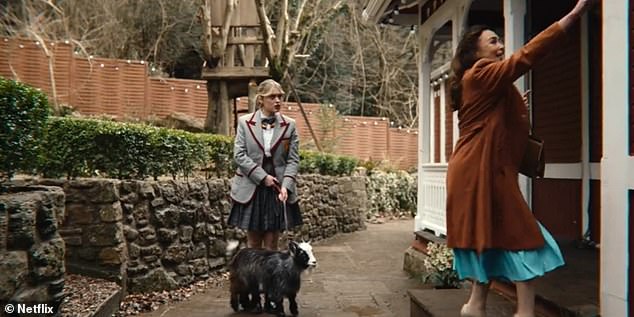 Here, Aimee brings a goat to the house, while Maureen comes to visit Jean