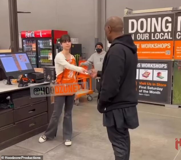 A video of the altercation was posted to YouTube showing Gibson in a tense argument with employees of the home improvement store.