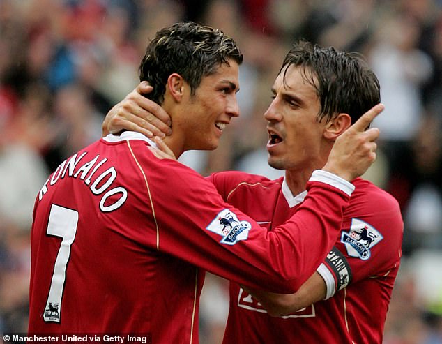 Despite being former teammates, Neville and Ronaldo now have a fractured relationship