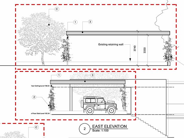 Plans have been approved for a covered carport on the 'zero carbon' outdoor accommodation