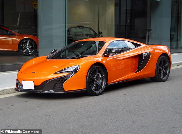 Keating's car collection also includes a £200,000 McLaren 650S supercar (stock image)