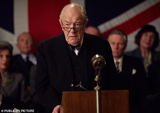 Sir Michael as Winston Churchill in Churchill's Secret, a 2016 drama about the war hero's stroke and its aftermath