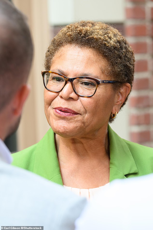 Former Rep. Karen Bass was elected mayor of LA last year