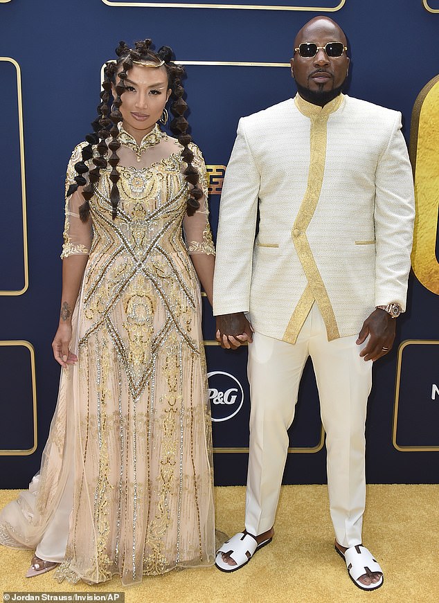 'She really loves Jeezy': Daytime Emmy winner Jeannie Mai is reportedly 'devastated' that her husband – four-time Grammy nominee Jay 'Jeezy' Jenkins – filed for divorce from her a week ago after more than two years wedding (pictured in 2022)