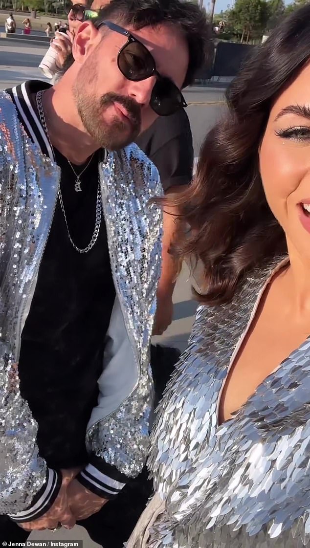 Sexy in silver: The engaged couple recently enjoyed another fun date night together, decked out in matching silver outfits for Beyonce's Renaissance tour