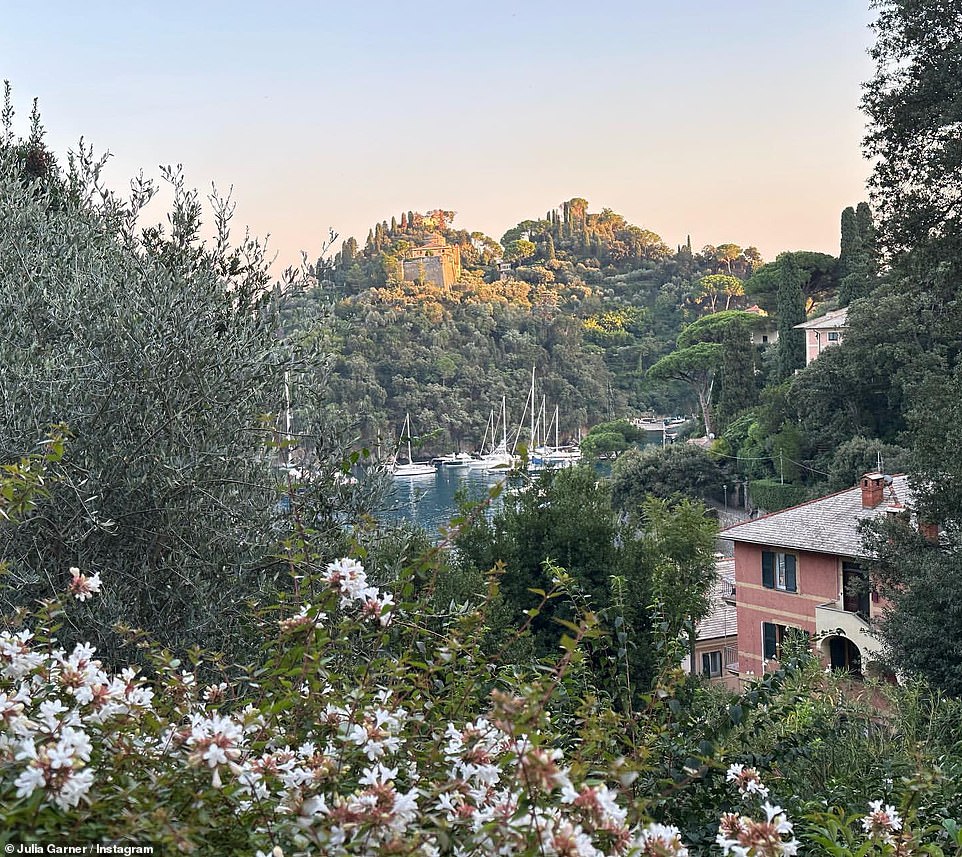 Incredibly, Garner's collection of photos included a shot of a lake surrounded by lush greenery