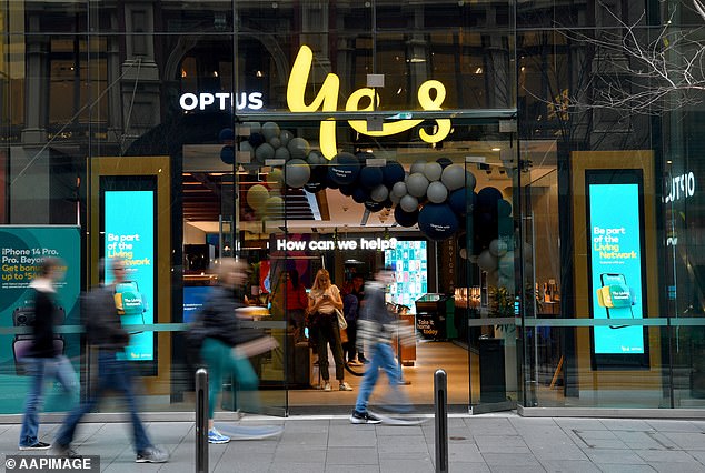 This comes as Optus continues to feel the effects of last September's massive data breach, which saw personal data of around 10,200 customers leaked onto the dark web (photo, stock).