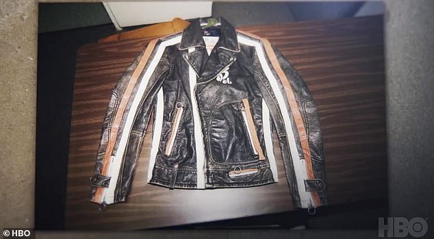A motorcycle jacket that the gang stole from a celebrity's house