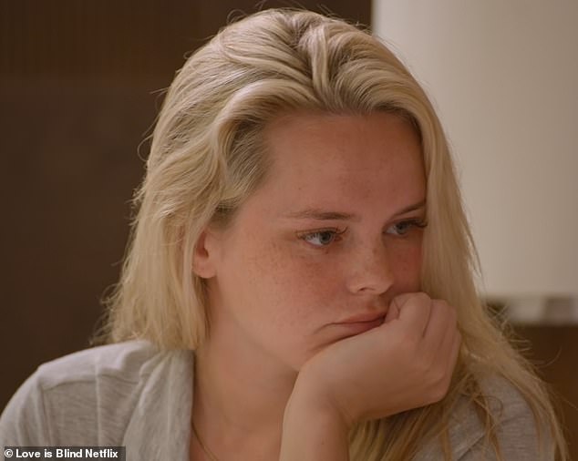 Taylor was forced to defend her use of makeup during the icy exchange in episode six