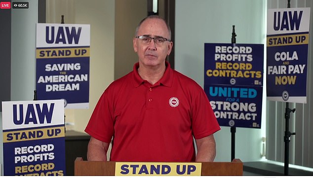 UAW President Shawn Fain on Friday called on another 7,000 auto workers to join strike action against Detroit's 