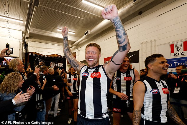 Magpies teammate Jordan De Goey is the next favorite and is expected to be heavily involved in the decider against the Lions