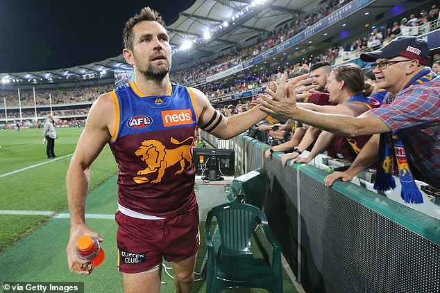 Former Hawk and Lion Luke Hodge revealed the prank after lashing the preliminary final referees for their performances during the week