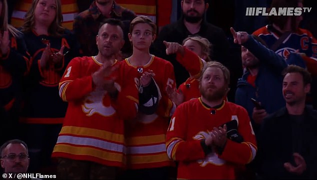 Fans applauded Snow for a full minute, instead of honoring him with a minute of silence