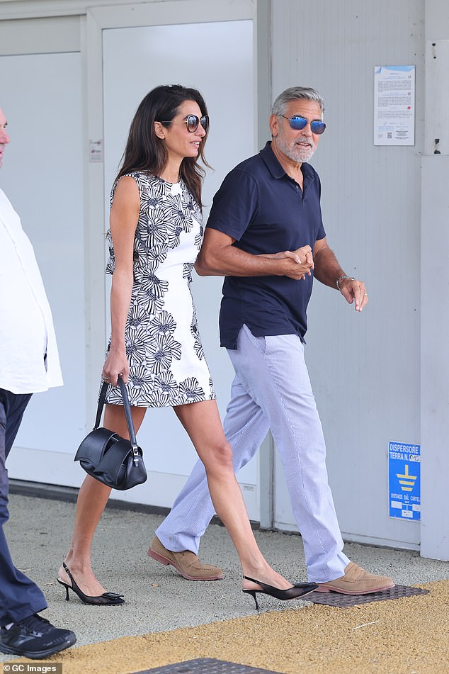 Mr and Mrs C: Here we see them arriving ahead of the 80th Venice International Film Festival 2023 this August in Venice, Italy