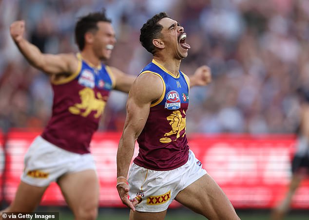 Charlie Cameron had three incredible goals for the Lions, including a try in the final quarter to give Brisbane hope