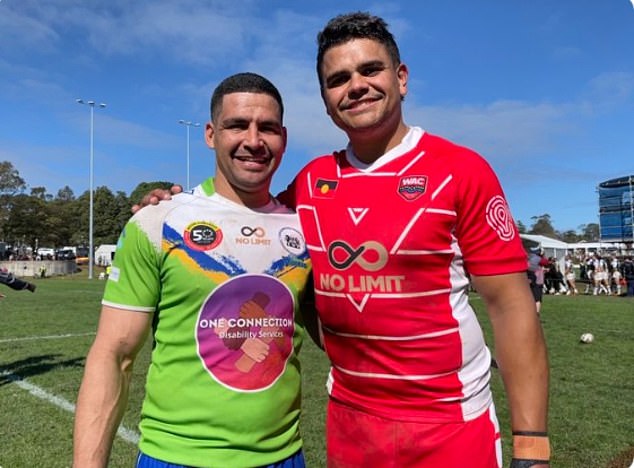 The Koori Knockout gives Indigenous players the opportunity to play with and against NRL stars such as Cody Walker and Latrell Mitchell (pictured), who have played at previous tournaments