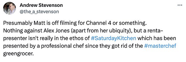 1696071903 808 Furious Saturday Kitchen viewers stop hosting row as host Matt