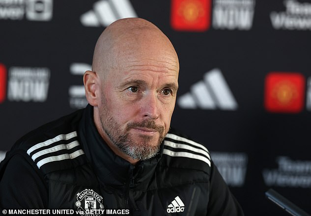 Erik ten Hag's team hopes to beat Palace for the second game in a row