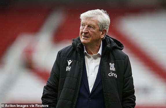 Football - Premier League - Manchester United v Crystal Palace - Old Trafford, Manchester, Great Britain - September 30, 2023 Crystal Palace manager Roy Hodgson before the match Action footage via Reuters/Craig Brough NO USE WITH UNAUTHORIZED AUDIO, VIDEO, DATA, BRACELET LISTS , CLUB/LEAGUE LOGOS OR 'LIVE' SERVICES.  ONLINE USE IN THE CONTEST LIMITED TO 45 IMAGES, NO VIDEO EMULATION.  NO USE IN ANY BETTINGS, GAMES OR PUBLICATIONS FOR ANY CLUB/LEAGUE/PLAYER.