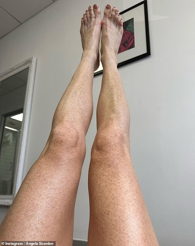 No!  The presenter has revealed she drew the line at having a spray tan during her time on the show after refusing to cover up her naturally pale skin