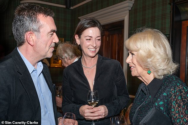 The three-day festival – which runs until Sunday – is being held in the village of Highland in collaboration with The Queen's Reading Room, the book club founded by Camilla (pictured right)