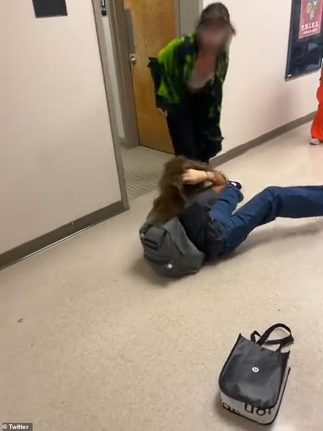 Video of the incident went viral on Thursday with unproven claims that the student who hit the girl is transgender