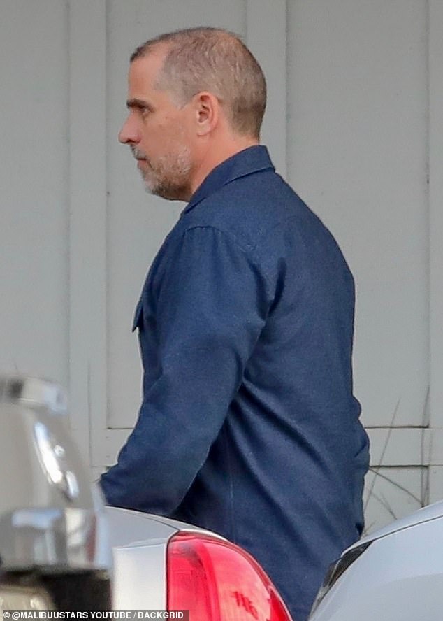 Hunter Biden sported a jail-ready shaved head as he held a five-hour meeting with his super-rich Hollywood lawyer Kevin Morris in Los Angeles ahead of his arraignment next week on gun charges