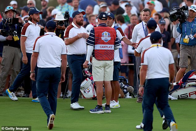 Members of Team Europe objected to LaCava's celebrations and lack of etiquette