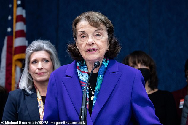 US Senator Dianne Feinstein (pictured) died in the early hours of Friday at her home in Washington DC, with her daughter Katherine by her side.