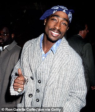 American rapper Tupac Shakur at the premiere of "I like it so much" in aid of women in need, November 13, 1994