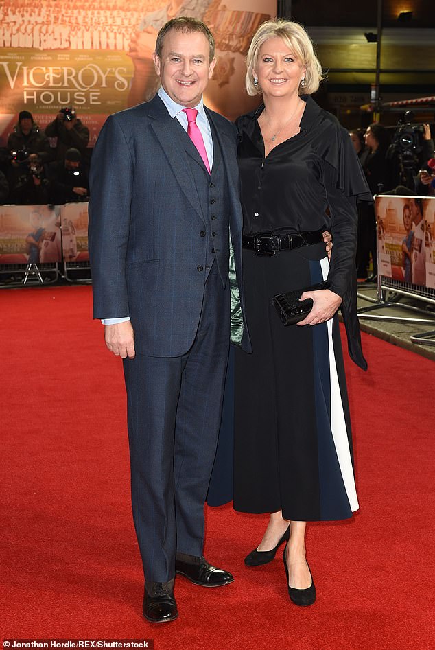 Hugh Bonneville and Lulu Evans at the Viceroy's House, film premiere, London, UK - February 21, 2017