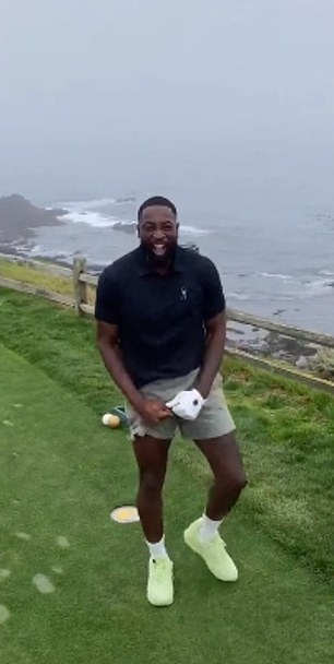 Wade celebrated wildly after the shocking shot