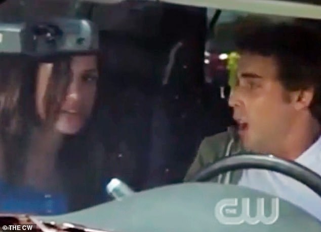 In the snapshot appearance from the premiere of the Beverly Hills 90210 reboot series, Meghan, then 27, is seen playing Wendy and performing oral sex in the car.