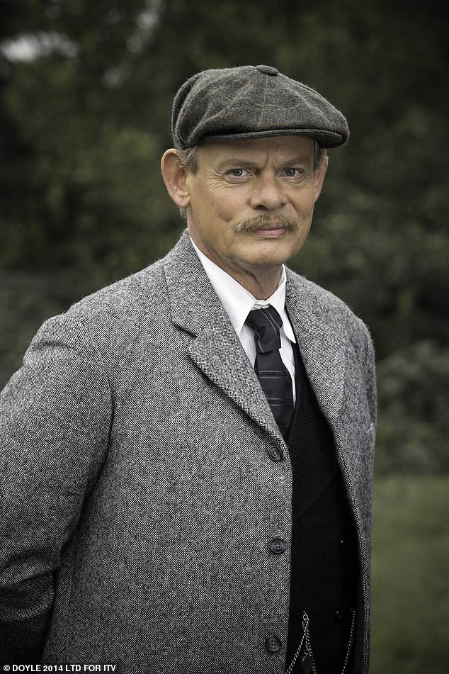 Creepy drama: '90s comedy legend Martin Clunes stars as a grieving farmer confronted by dark forces seeping into his rural community in new ITV drama Out There