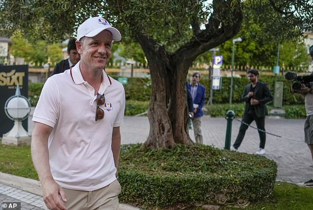 European Ryder Cup captain Luke Donald, pictured, will lead his team in Rome next week