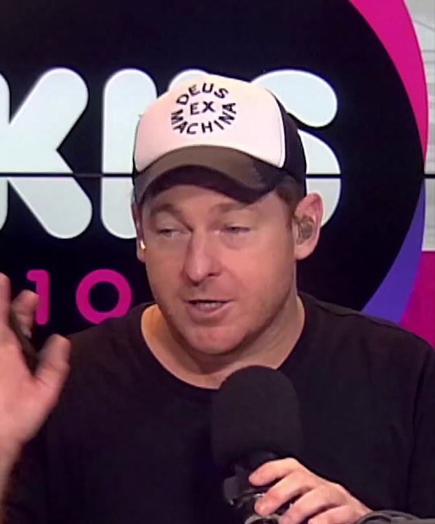 Radio star Jason 'Jase' Hawkins (pictured) launched an extraordinary spray against Magpies tragic Eddie McGuire on Wednesday, calling the TV presenter a 'w**nker'