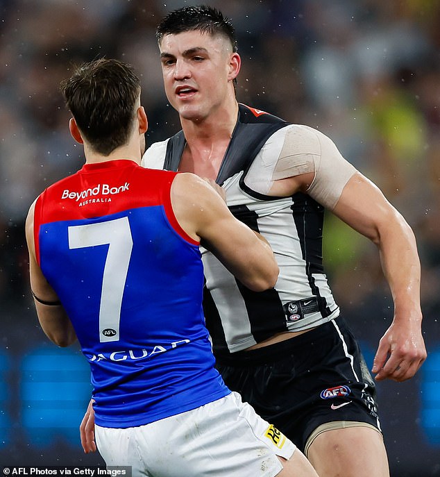 During the tribunal hearing, Maynard insisted his sole intention was to smother the ball and was surprised to find Brayshaw had crossed his path.