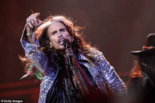 Postponement: Just over a week after the start of the group's latest tour, Aerosmith is forced to postpone six dates of their Peace Out: The Farewell Tour