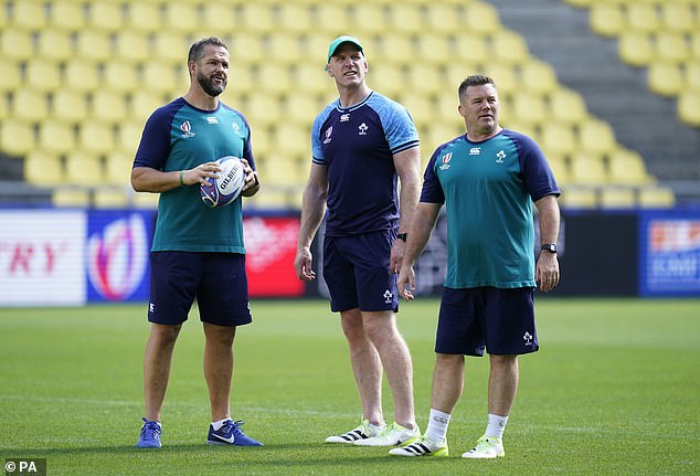 Andy Farrell (left) and his backroom staff have pretty much got everything in order since 2021, ahead of this weekend's selection