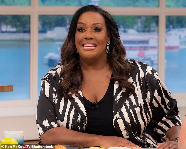 Well needed: Alison Hammond has shared a glimpse of her chic £7,000 Bristol stay after taking time off from a busy summer on This Morning