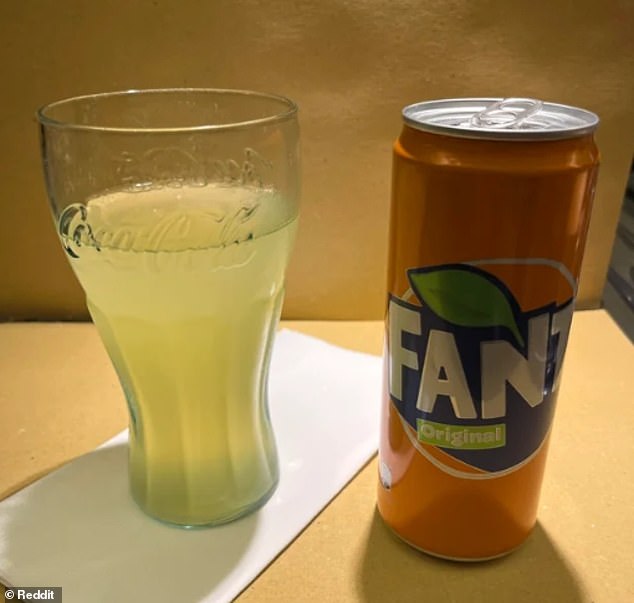 The US-based Reddit user, who goes by the name Opposite_Strategy_43, shared a photo of the popular soft drink in the 'Mildly Interesting' subthread