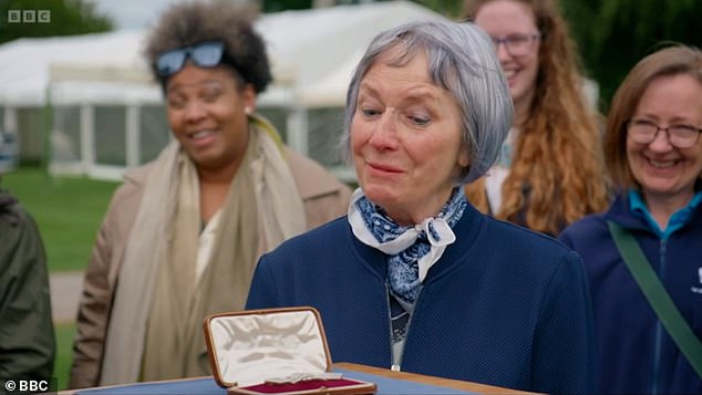 Shocked: An Antiques Roadshow guest was amazed at the value of her beloved diamond brooch she brought to the show at Brodie Castle in Morayshire