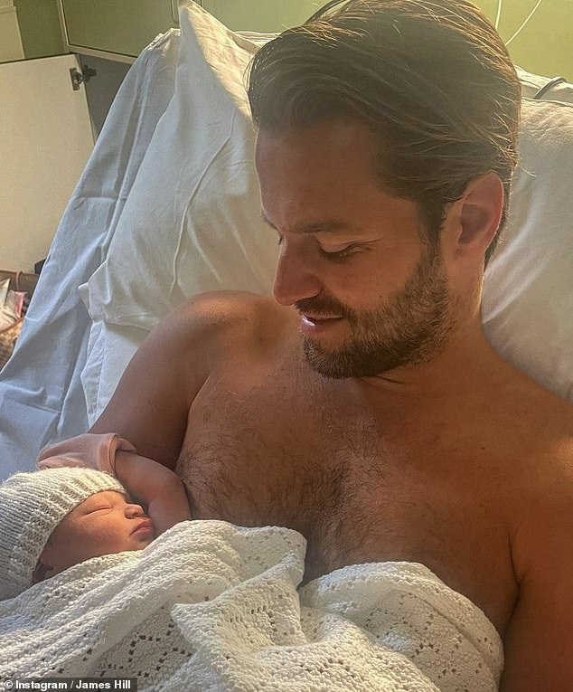 Congratulations!  James announced he welcomed his first child with long-term partner Naomi in June 2021, on Father's Day (pictured in 2021)