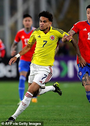 Another Liverpool player, Luis Diaz, played for Colombia against Chile